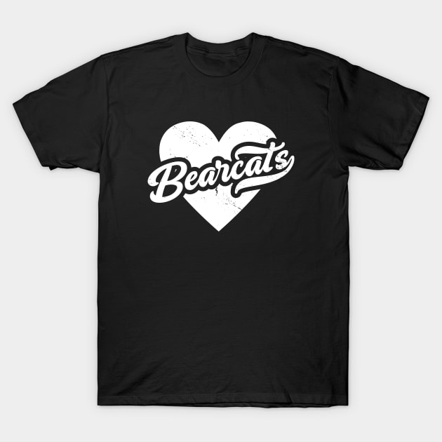 Vintage Bearcats School Spirit // High School Football Mascot // Go Bearcats T-Shirt by SLAG_Creative